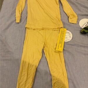 Little Sleepies Yellow Long-Sleeve Pajama Set